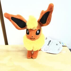 Sanei Plush Doll Pokemon Allstar Collection Stuffed Flareon S - NWT